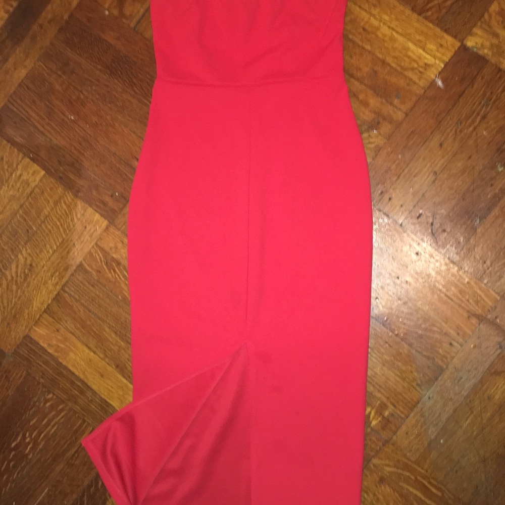 WINDSOR red dress medium - Picture 3 of 5